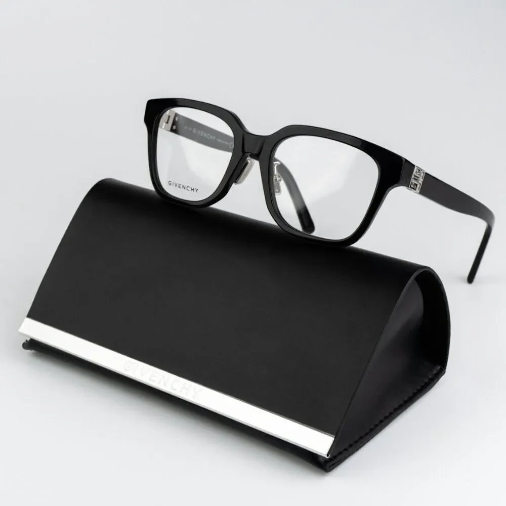 NEW Givenchy GV50040F 001 Black Women Square Eyeglasses